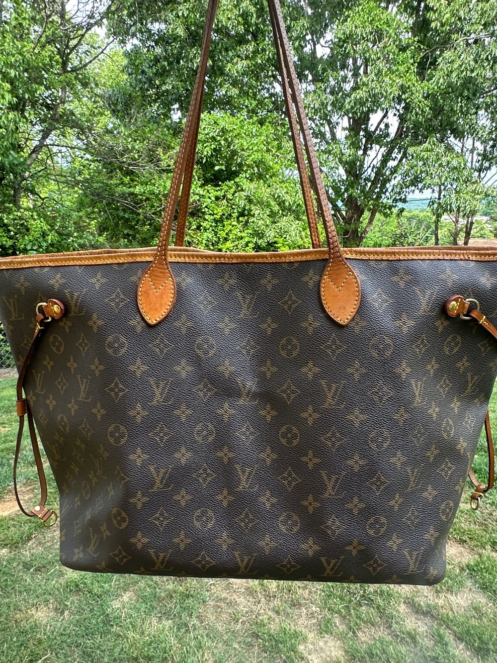 Louis Vuitton Neverfull GM Monogram Canvas Tote Bag COA FL5018